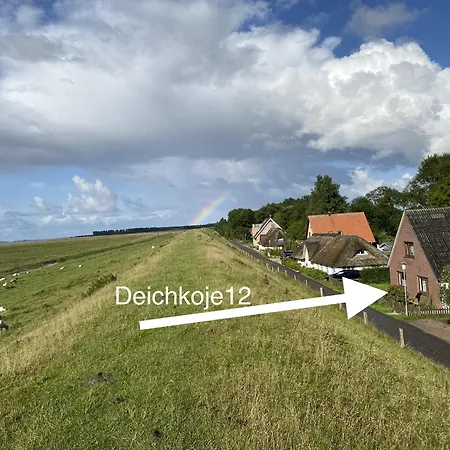 Apartament Deichkoje12 Deck 1 Eg Direkt Am Eiderdeich Nur 7 Km Bis Zur Nordsee Und 20 Min Bis Sankt Peter Ording Tönning